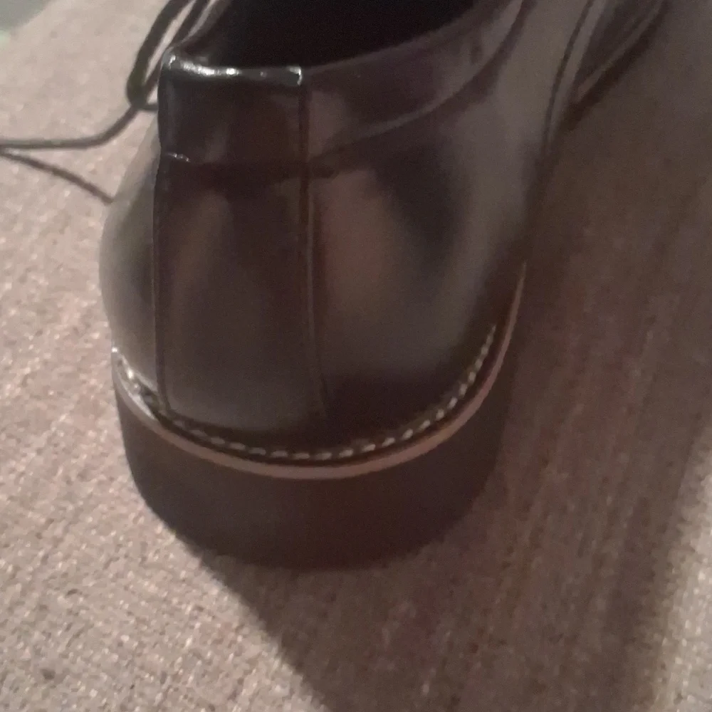 NWT Tanner Classic Black Men's Derby Dress Shoes Size 12 EU 46 and original bag